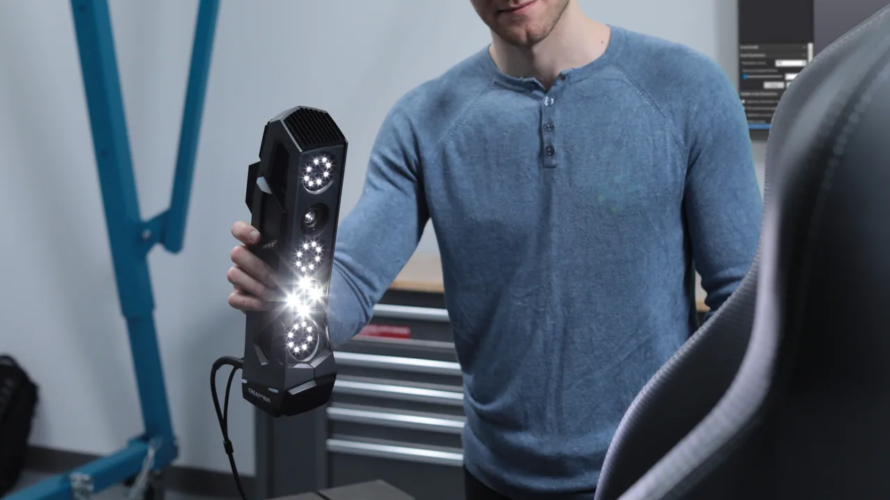 Go!SCAN SPARK capturing a component in an inspection setting