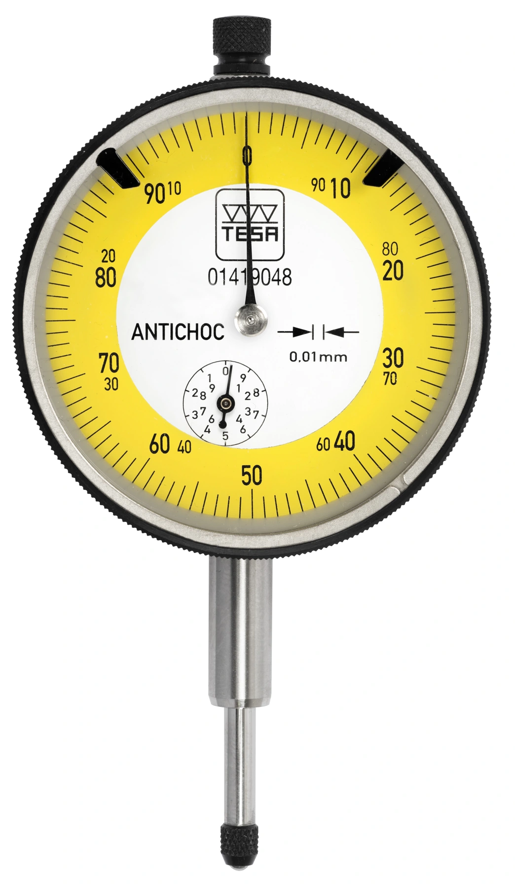 TESA Standard models, resolution 0,01 mm, measuring range 10 mm