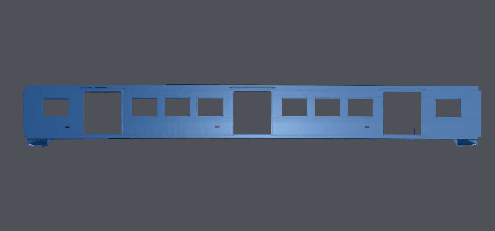 Digital view from the metro wagon inspection assignment.