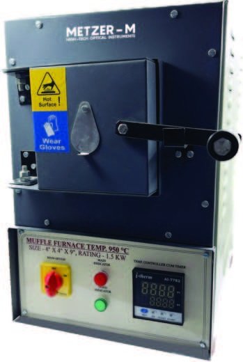 Metzer muffle furnaces pictured in the industrial catalogue