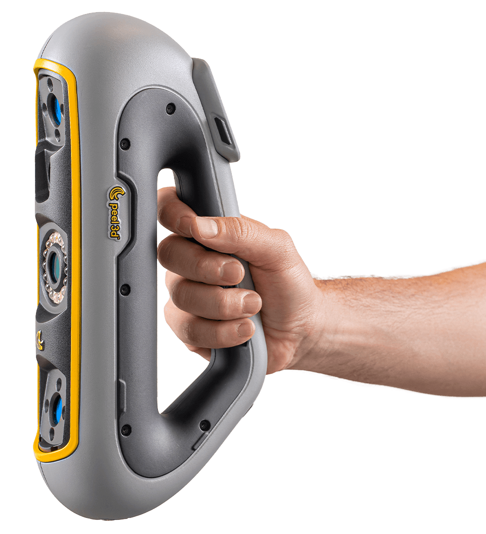 Peel 3 handheld professional 3D scanner with ergonomic grip