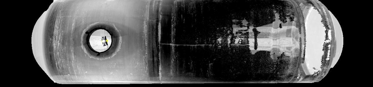Underground storage-tank scan from the project profile.